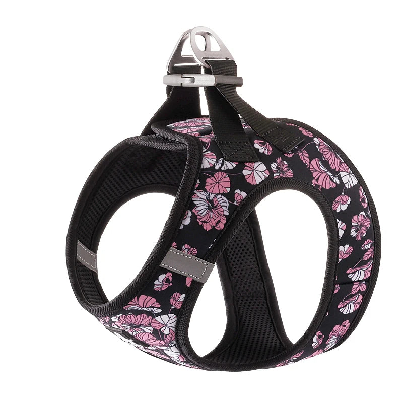 Truelove Arnês Para Animais De Estimação, Malha De Ar Macia, Colete Reflexivo Ajustável Para Animais De Estimação, Raças Pequenas E Médias, Sem Tração, Arnês Para Cães Ajustável Tlh3016