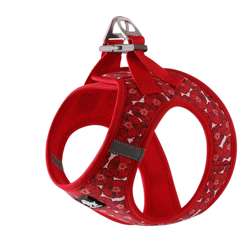 Truelove Arnês Para Animais De Estimação, Malha De Ar Macia, Colete Reflexivo Ajustável Para Animais De Estimação, Raças Pequenas E Médias, Sem Tração, Arnês Para Cães Ajustável Tlh3016