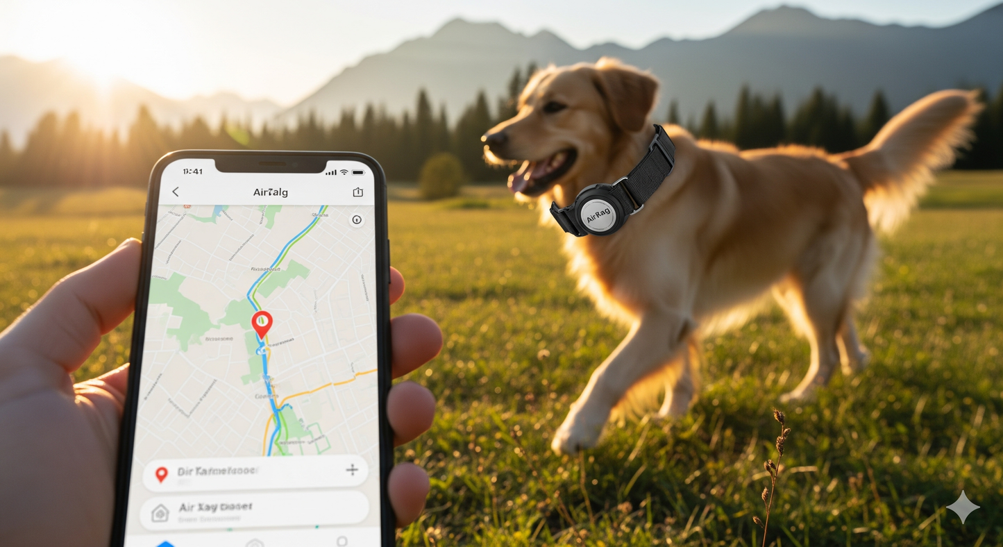 Coleira K9 Pro para AirTag