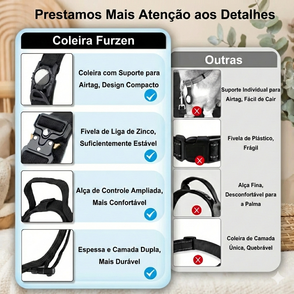 Coleira K9 Pro para AirTag