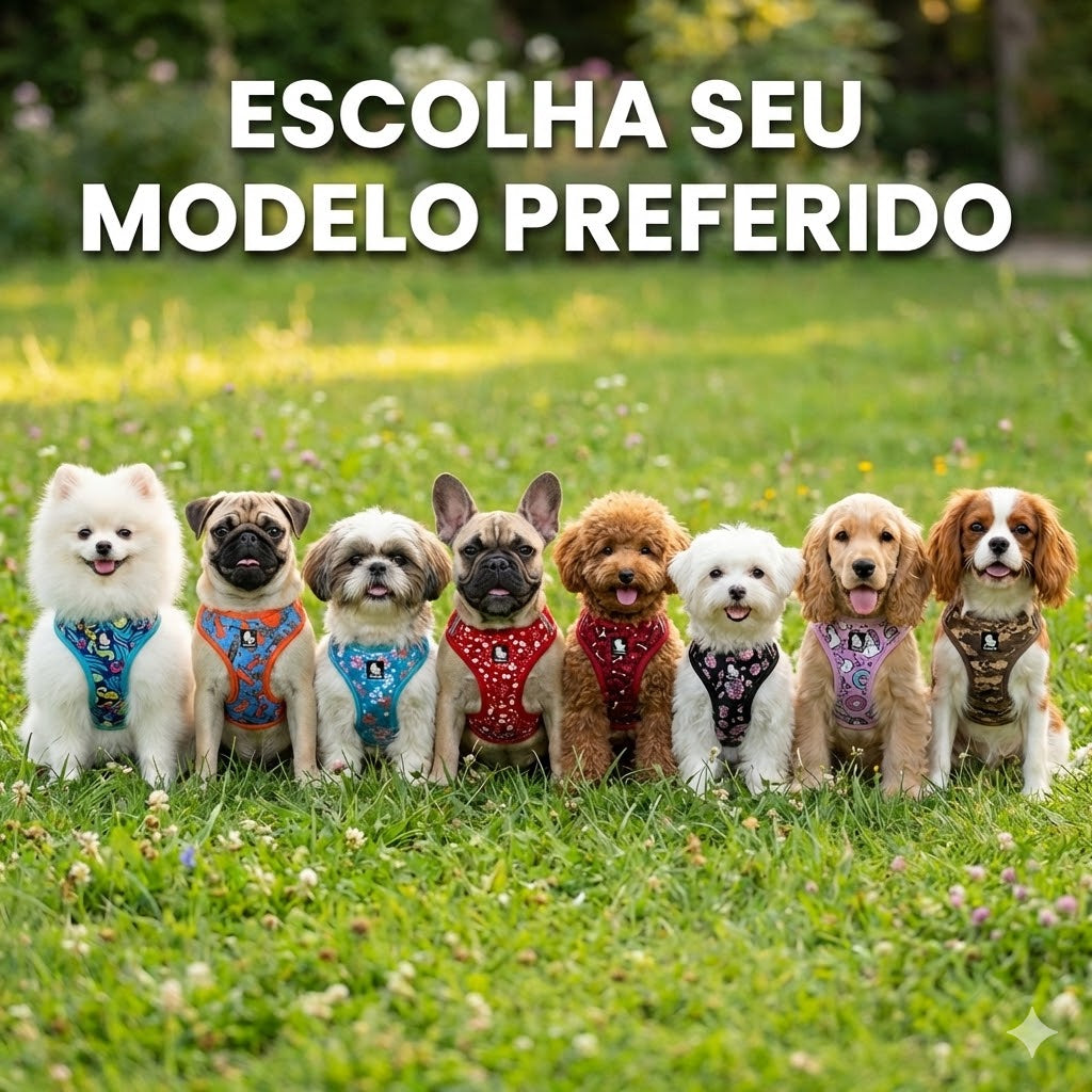 Peitoral Anti-Puxão Refletivo